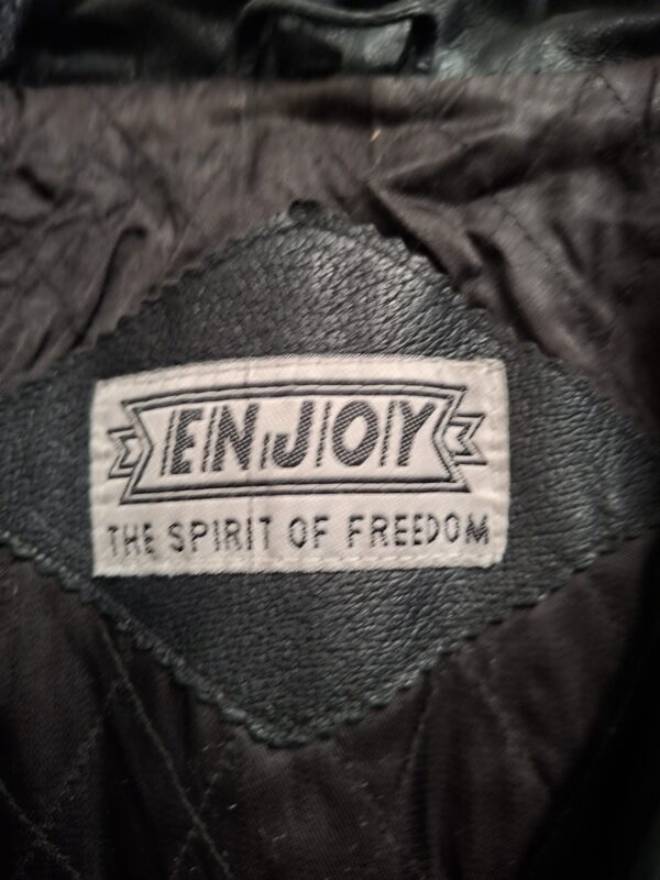 Enjoy leren jas zwart dames maat M