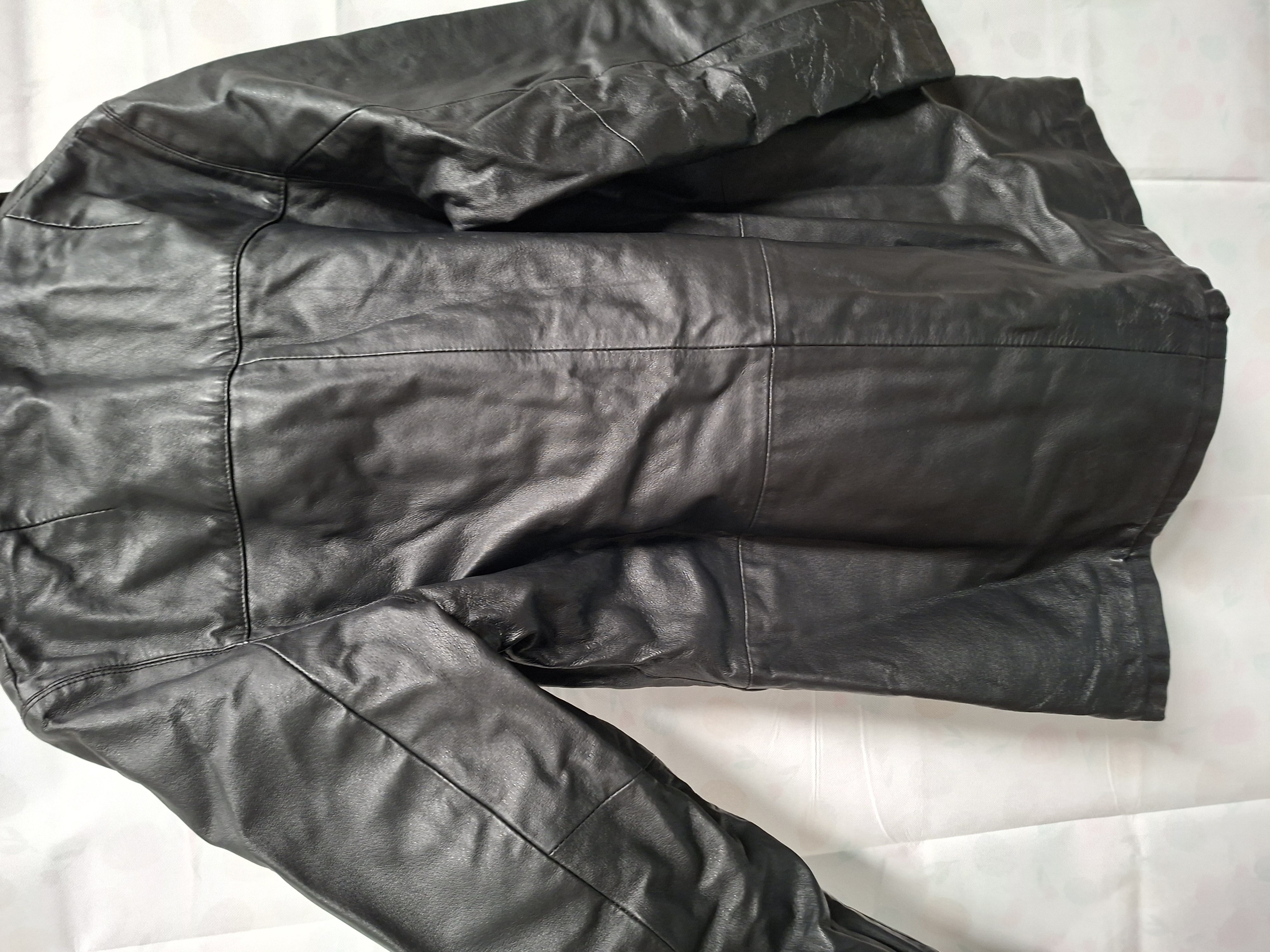 Enjoy leren jas zwart dames maat M