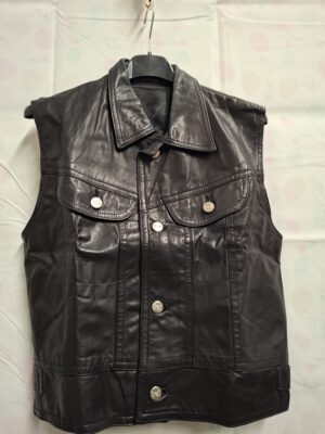 Bell leren gilet zwart dames maat S/38