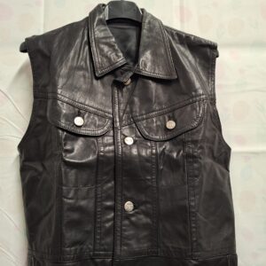 Bell leren gilet zwart dames maat S/38