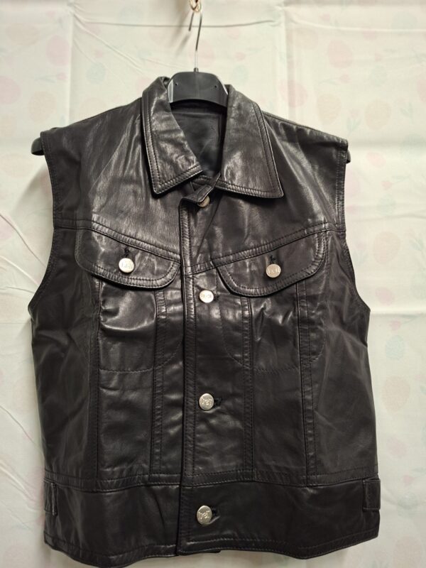Bell leren gilet zwart dames maat S/38