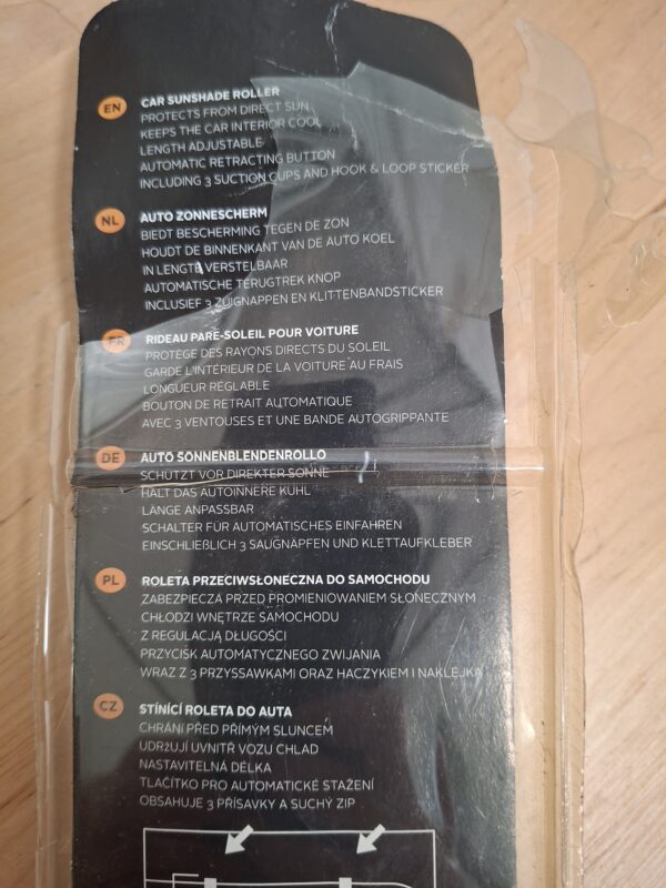 C&C Automotive auto zonnescherm roller - Universeel - 40×35 cm