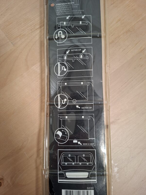 C&C Automotive auto zonnescherm roller - Universeel - 40×35 cm