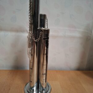 Chromen spaarpot set - €1 / 50ct / 10ct munten - Nieuw