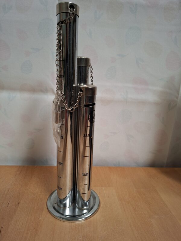 Chromen spaarpot set - €1 / 50ct / 10ct munten - Nieuw