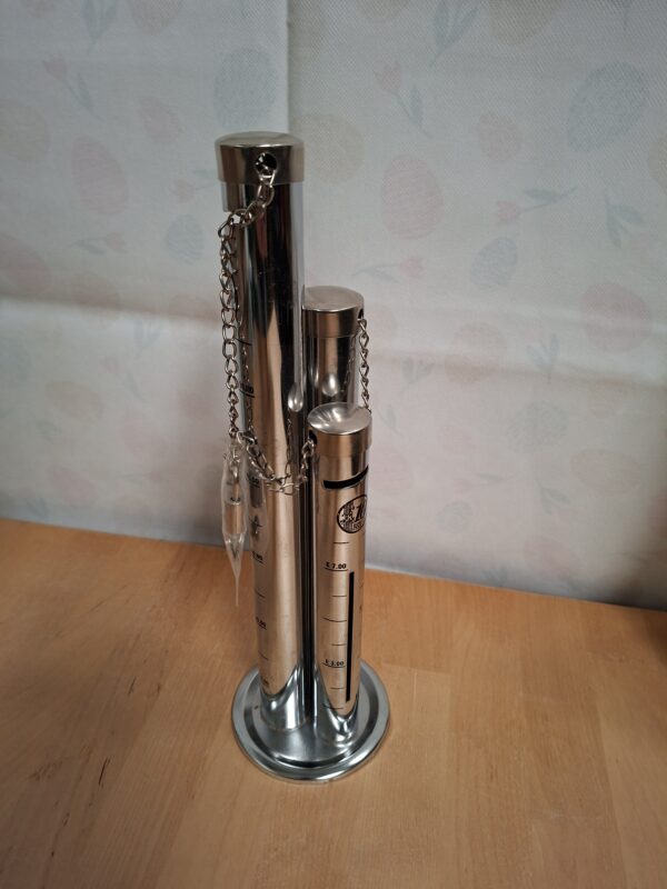 Chromen spaarpot set - €1 / 50ct / 10ct munten - Nieuw