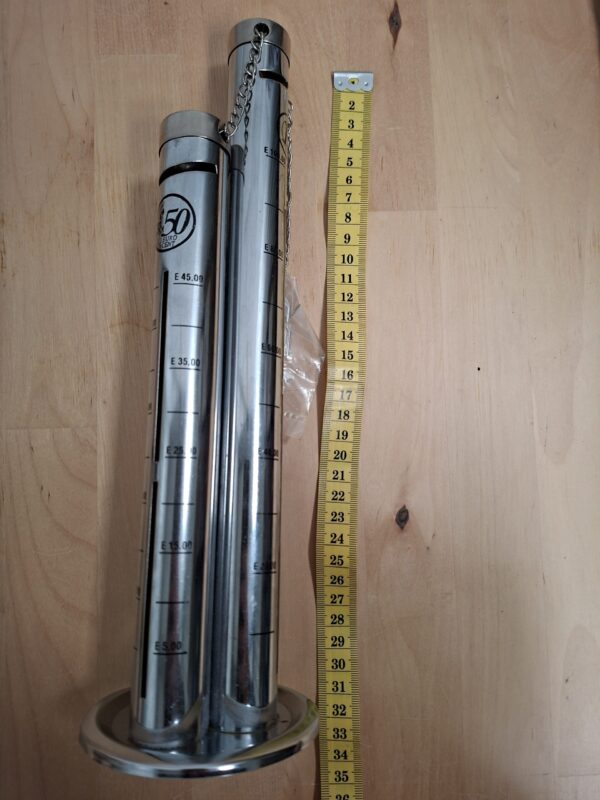 Chromen spaarpot set - €1 / 50ct / 10ct munten - Nieuw