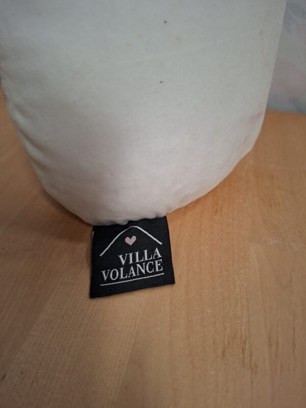 Villa Volance deurstopper kat - Grijs gestreept - 31 cm