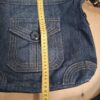 Denim schoudertas / crossbody tas - Donkerblauw - 35×36 cm