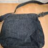 Denim schoudertas / crossbody tas - Donkerblauw - 35×36 cm