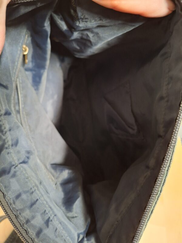 Denim schoudertas / crossbody tas - Donkerblauw - 35×36 cm