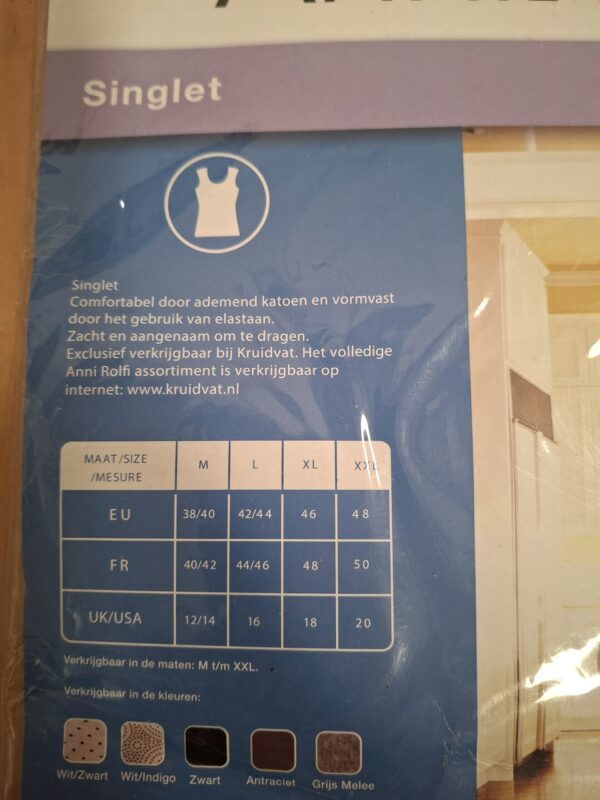 Anni Rolfi singlet - aqua/turquoise - Maat XL (46)