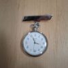 Verpleegkundige speldhorloge / Nurse watch — Zilverkleurig