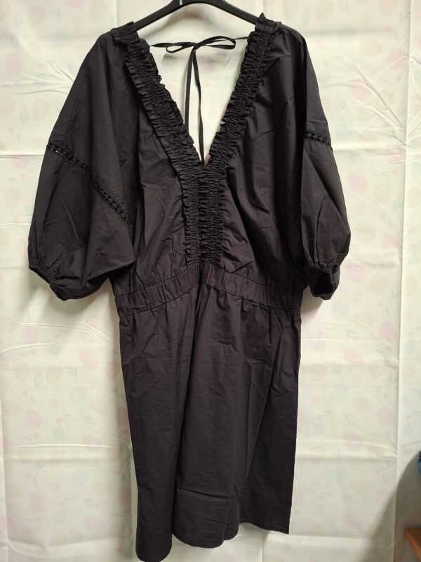 Shoeby lace mini jurk zwart maat XL