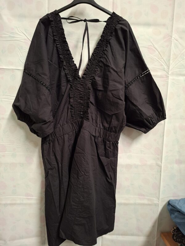 Shoeby lace mini jurk zwart maat XL