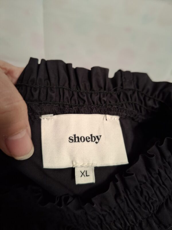 Shoeby lace mini jurk zwart maat XL