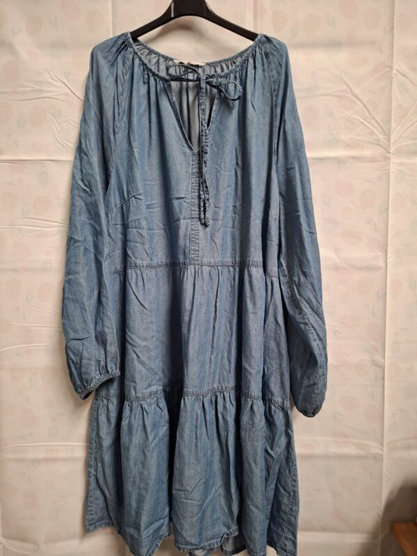 M&S Mode denim jurk blauw maat 48