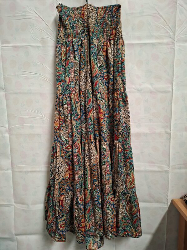 Lajoly boho maxi jurk paisley multicolor maat L/XL