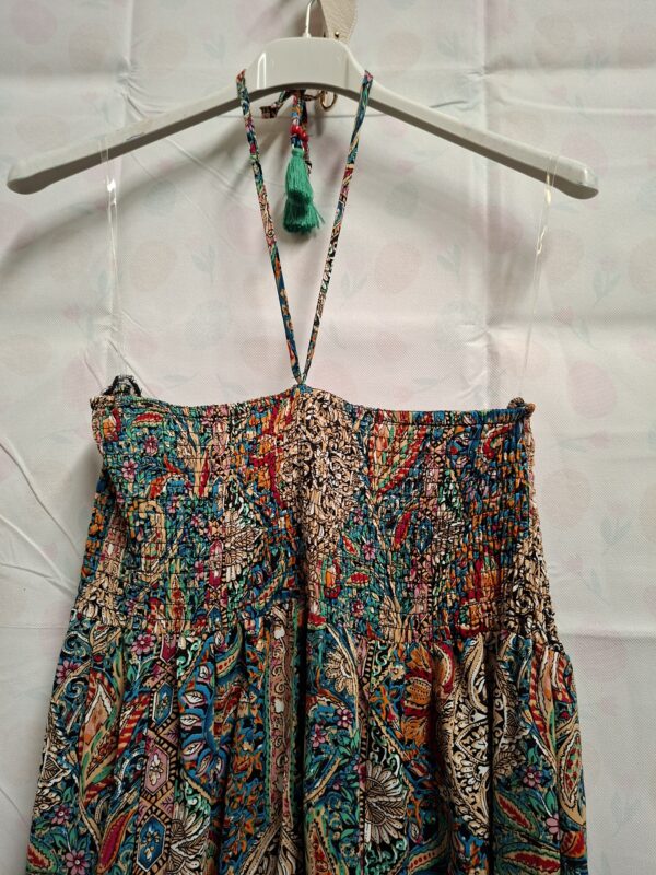Lajoly boho maxi jurk paisley multicolor maat L/XL