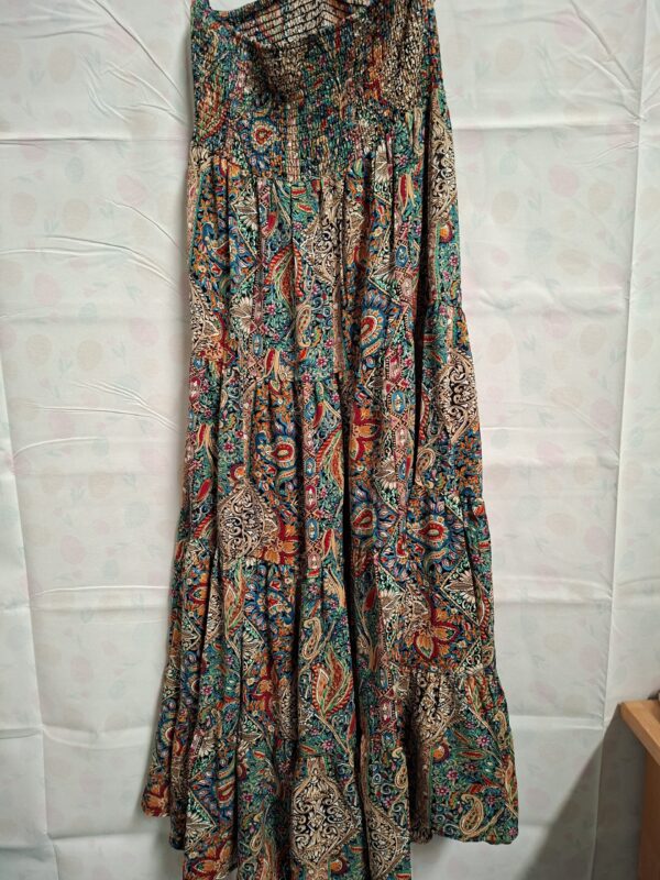 Lajoly boho maxi jurk paisley multicolor maat L/XL