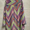 Italiaanse tuniek blouse multicolor zigzag print maat 46