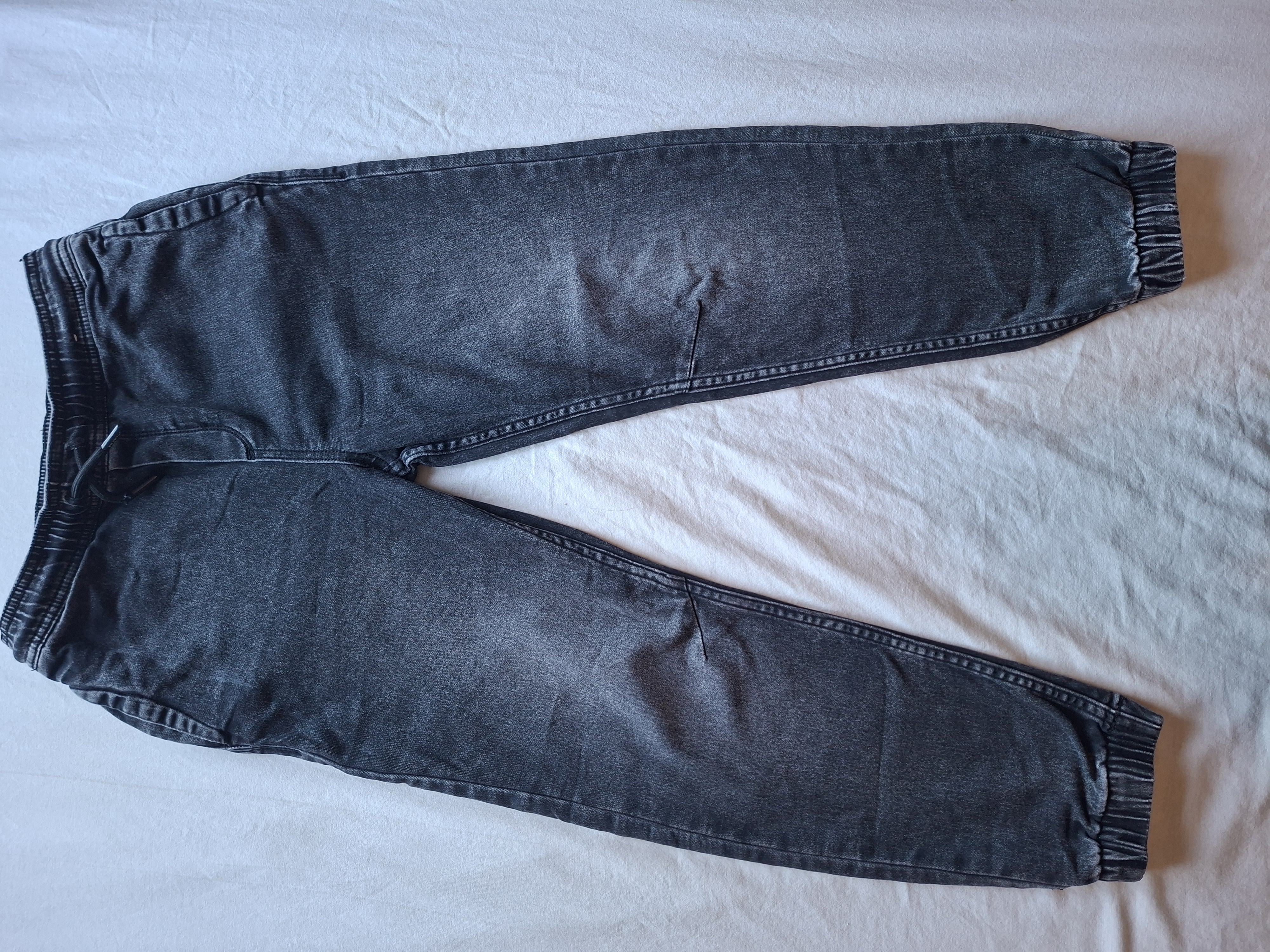 Lefties denim jogger antraciet maat 140