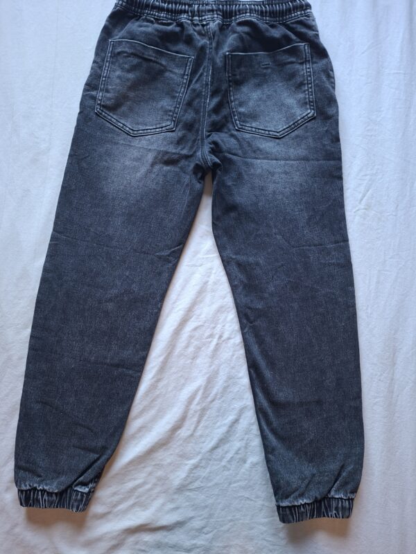 Lefties denim jogger antraciet maat 140