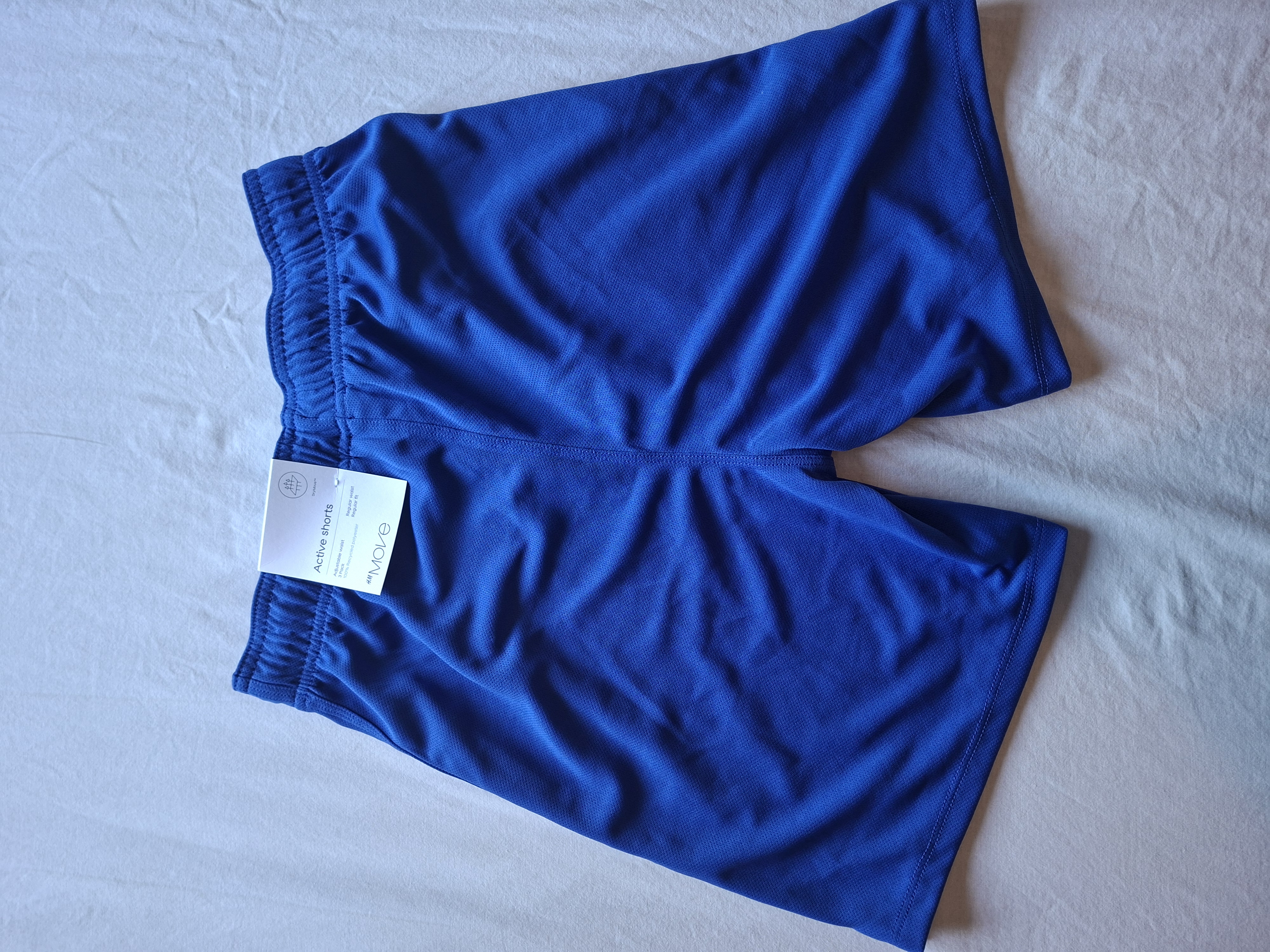 H&M Move Active Shorts koningsblauw maat 146/152