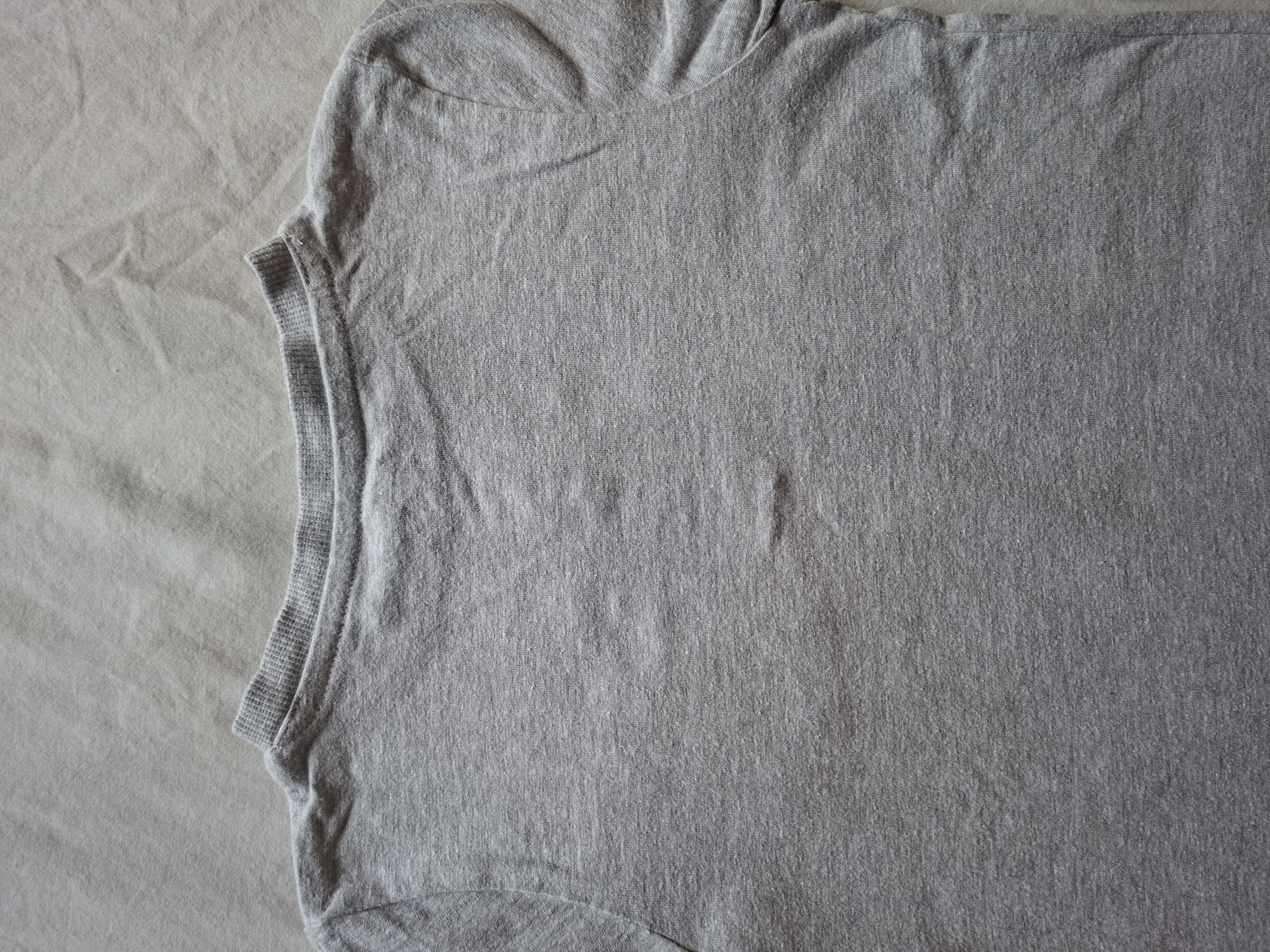 Kiabi longsleeve Henley shirt grijs maat 104