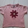 Desigual T-shirt roze met keerbare paillettenbloem maat 104