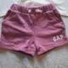 Baby GAP setje 2x T-shirt + short roze/crème maat 104