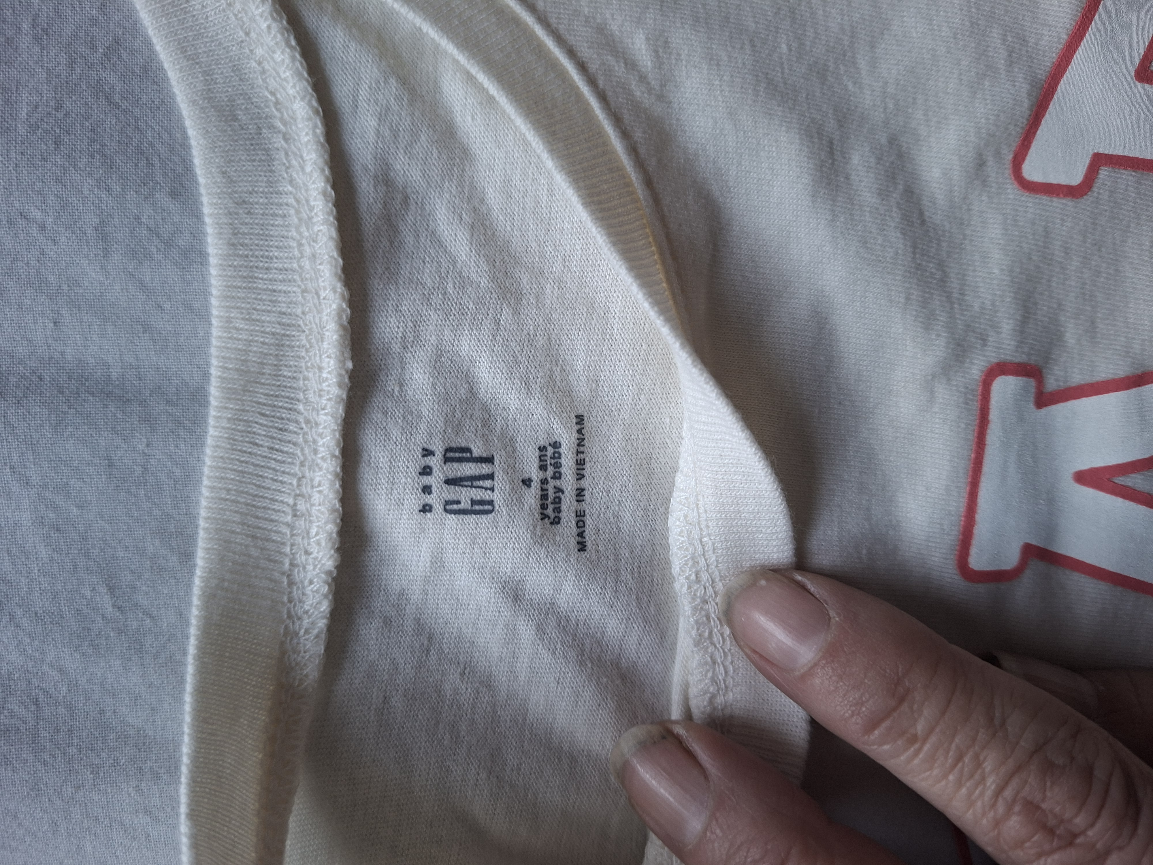 Baby GAP setje 2x T-shirt + short roze/crème maat 104