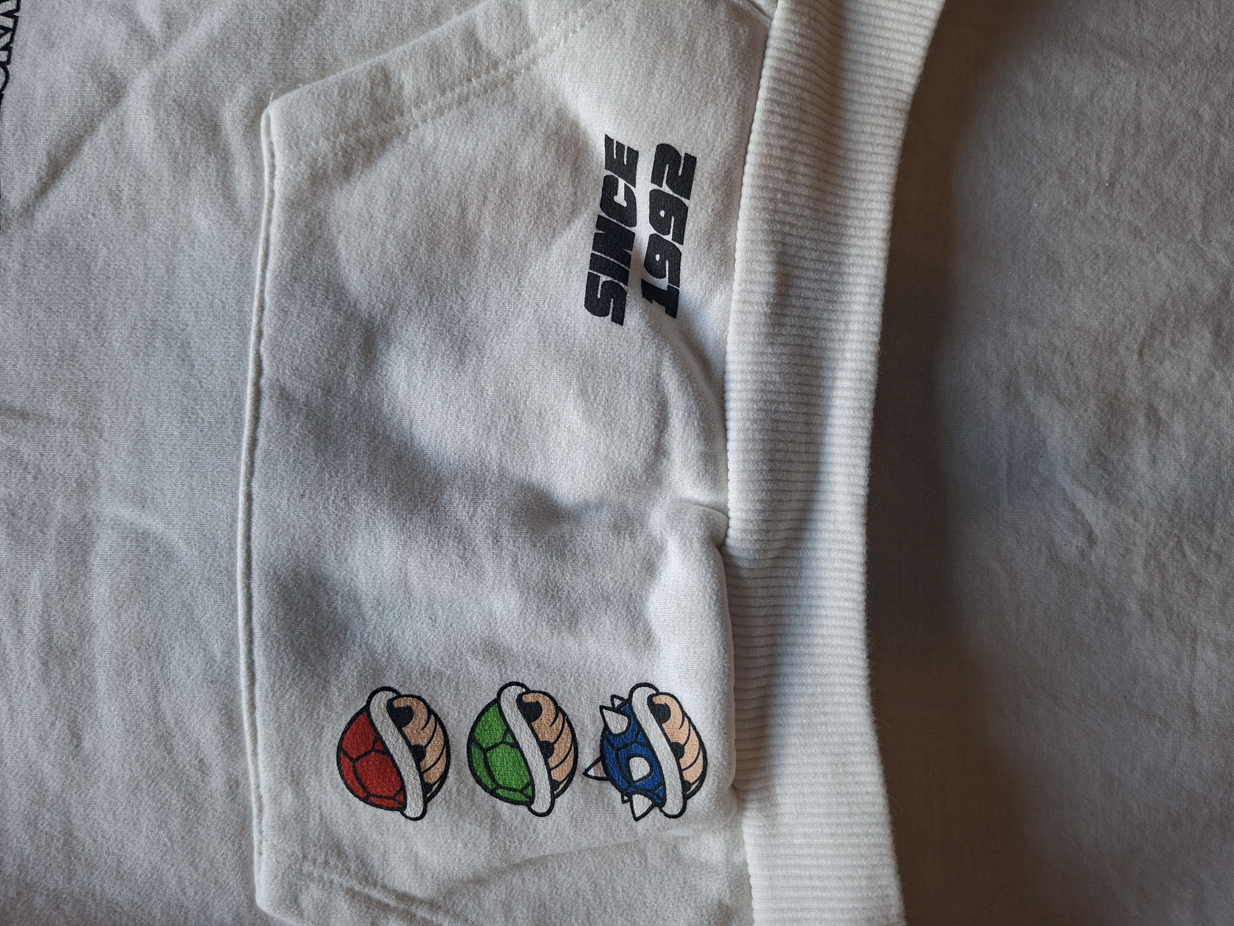 Zara x Nintendo Mario Kart hoodie crème maat 92