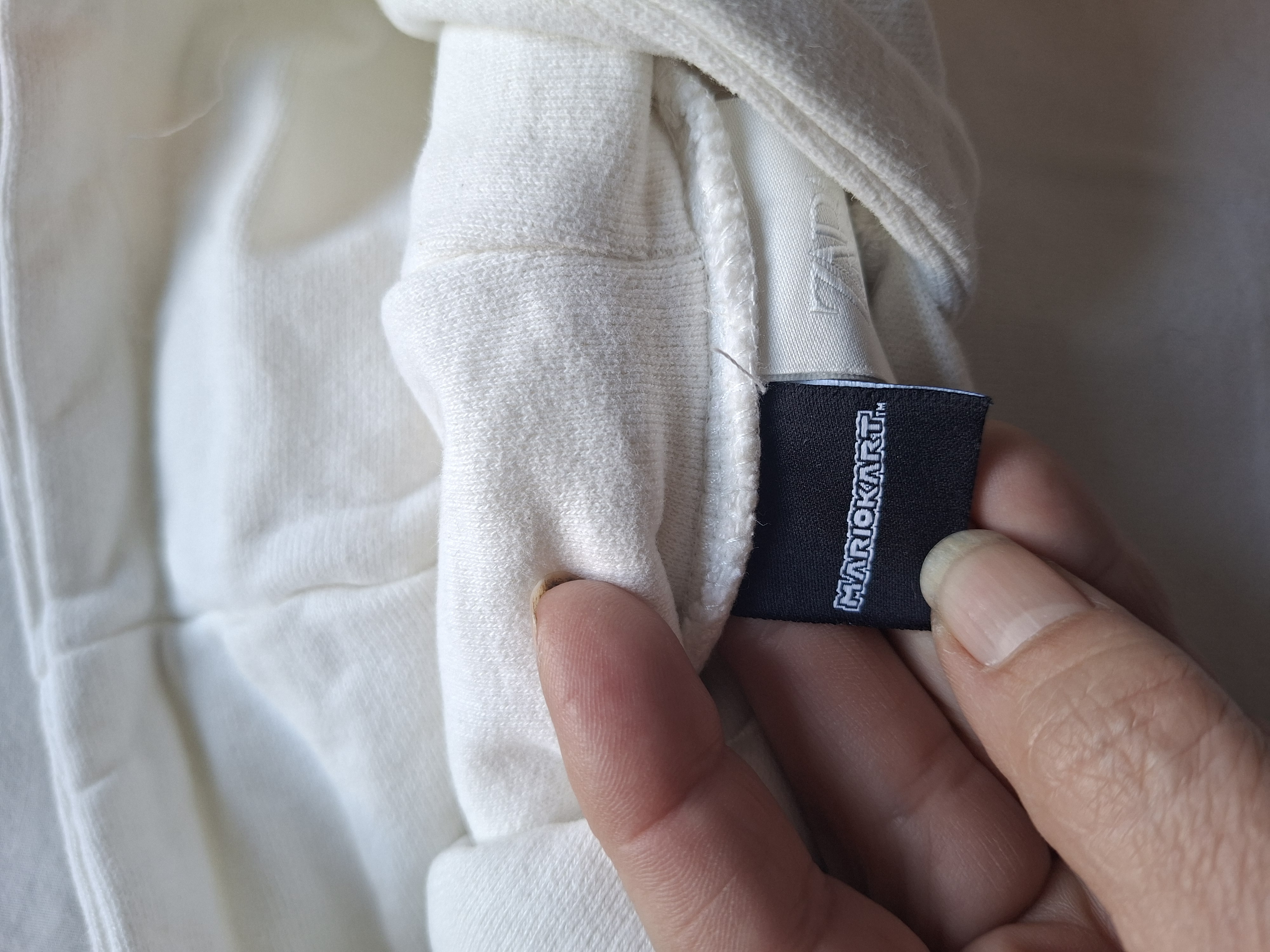 Zara x Nintendo Mario Kart hoodie crème maat 92