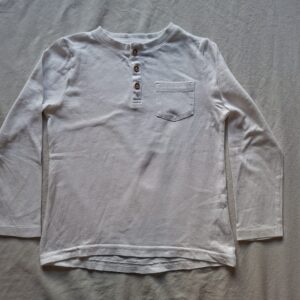 Kiabi longsleeve Henley shirt wit maat 104