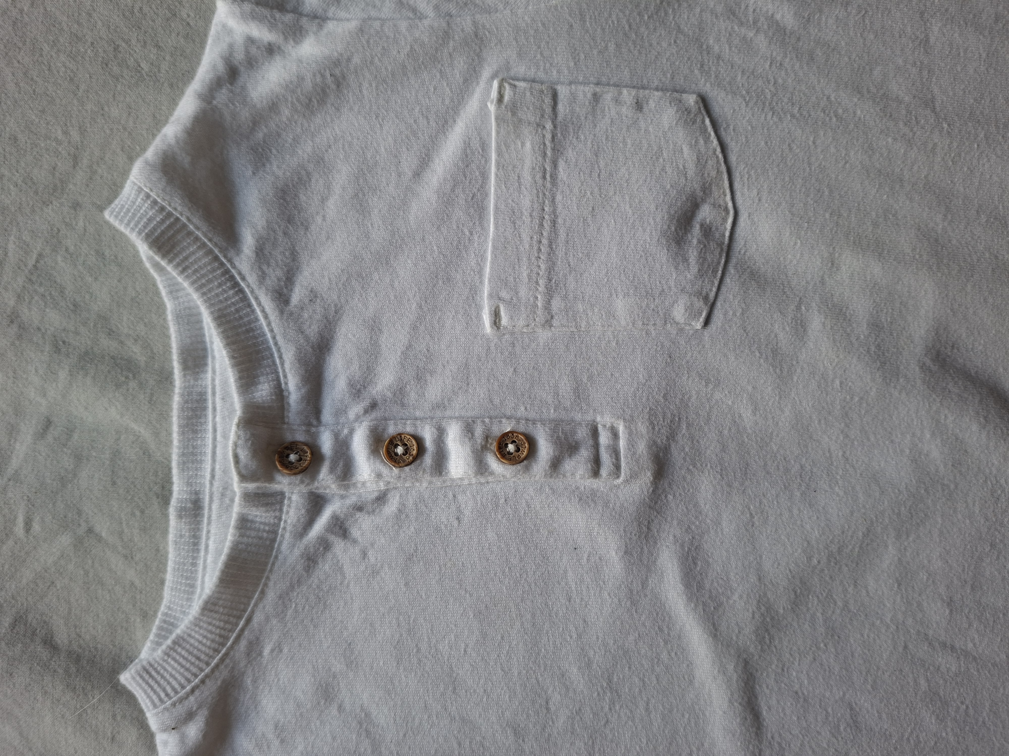 Kiabi longsleeve Henley shirt wit maat 104