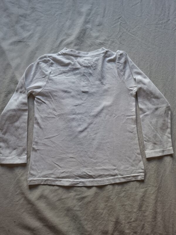 Kiabi longsleeve Henley shirt wit maat 104