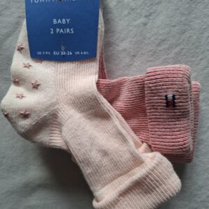 Tommy Hilfiger babysokken (2 paar) roze maat 23-26