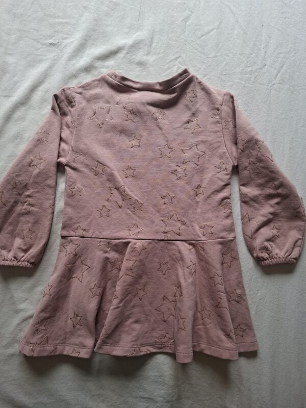 Mayoral jurk met gouden sterren oudroze maat 98