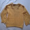 C&A gebreide kabeltrui okergeel maat 98
