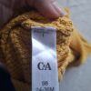 C&A gebreide kabeltrui okergeel maat 98