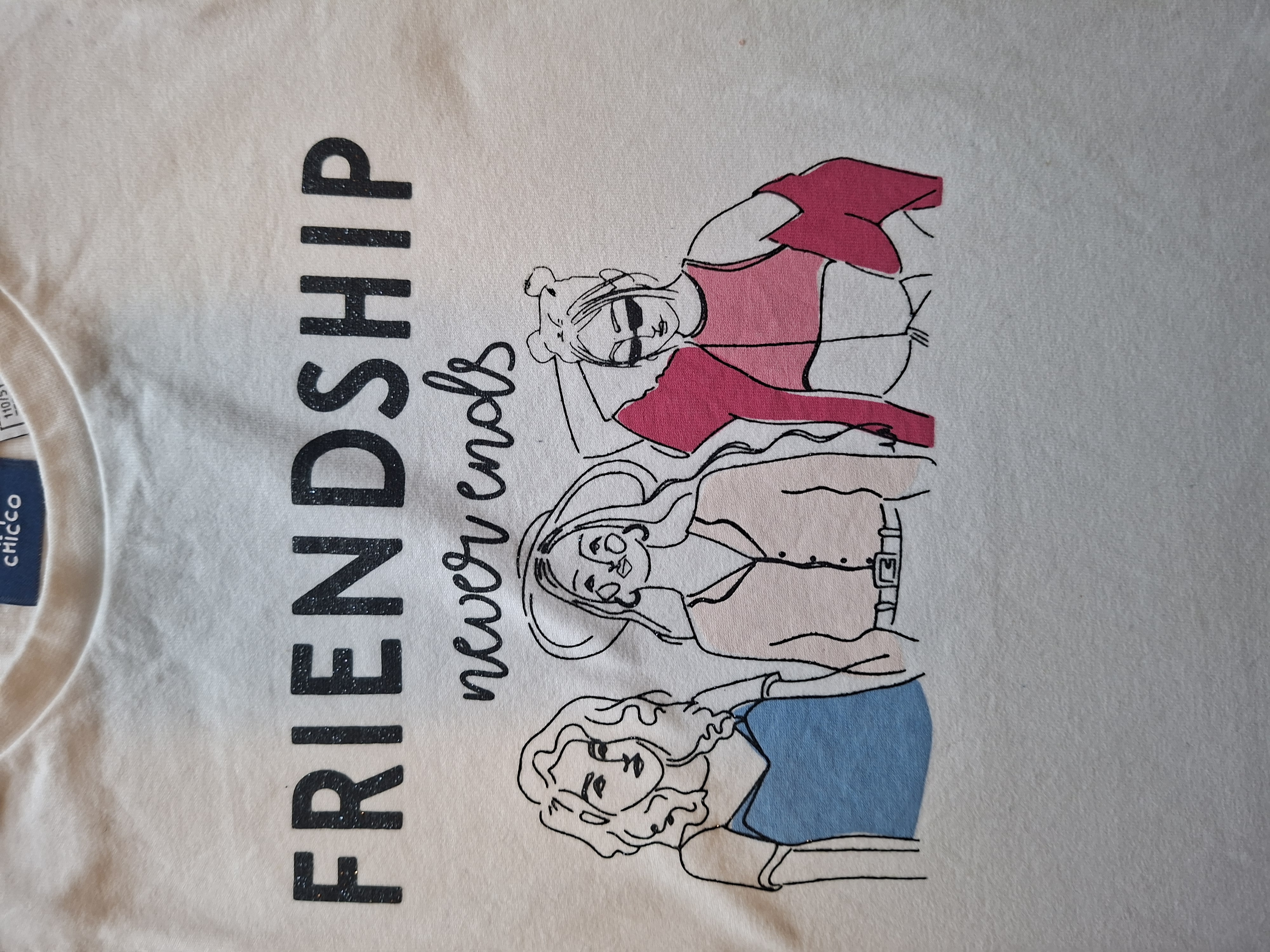 My Chicco longsleeve 'Friendship' wit maat 110