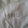 Mango MNG wit racerback hemdje strass logo maat S