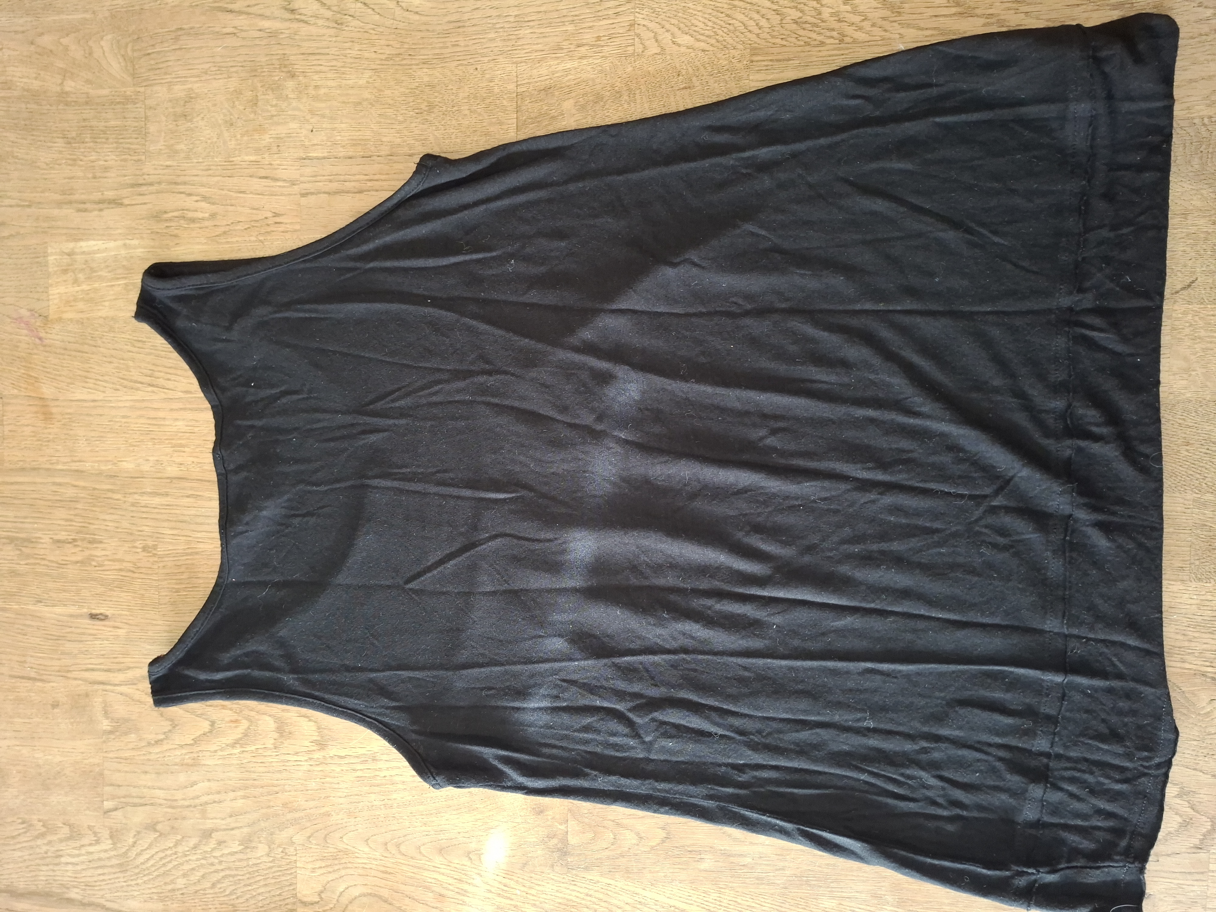 MNG Casual Sportswear zwart hemdje pailletten hals maat XS