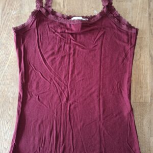 Forever 21 hemdje bordeaux kant maat S