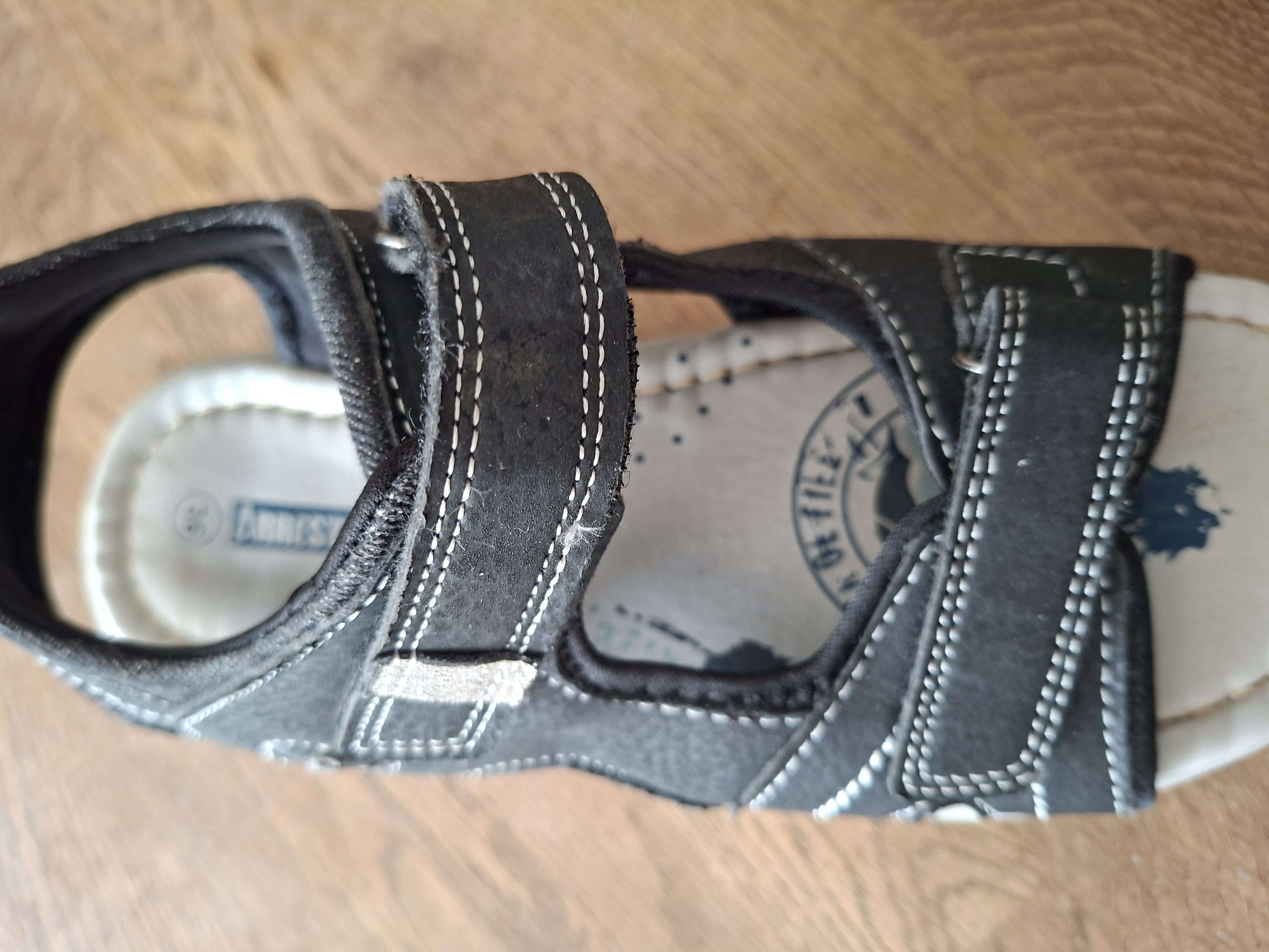 Arrested sandalen antraciet maat 36