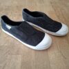 Panther slip-on sneakers zwart canvas maat 34