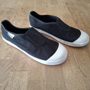 Panther slip-on sneakers zwart canvas maat 34