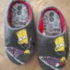 The Simpsons Bart Simpson sloffen grijs maat 33