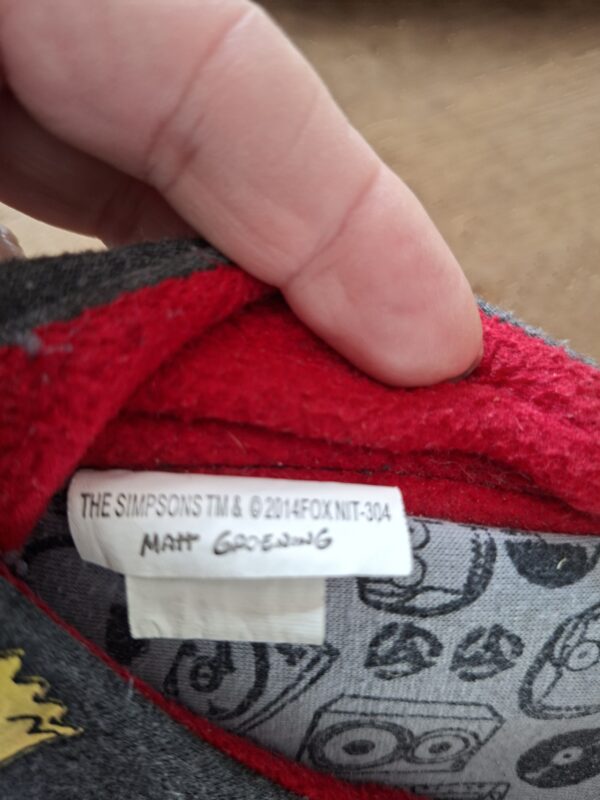 The Simpsons Bart Simpson sloffen grijs maat 33